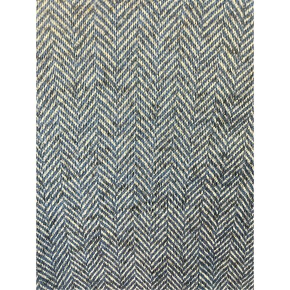 Lands End Blue Herringbone Fleece Blazer Jacket sz M NWT - Picture 8 of 9